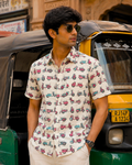 Colorful Scooter Printed Cotton Shirt
