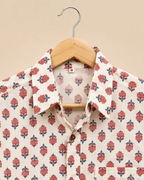Colorful Booti Print Men's Cotton Shirt