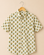 Floral Booti Print Men's Cotton Shirt