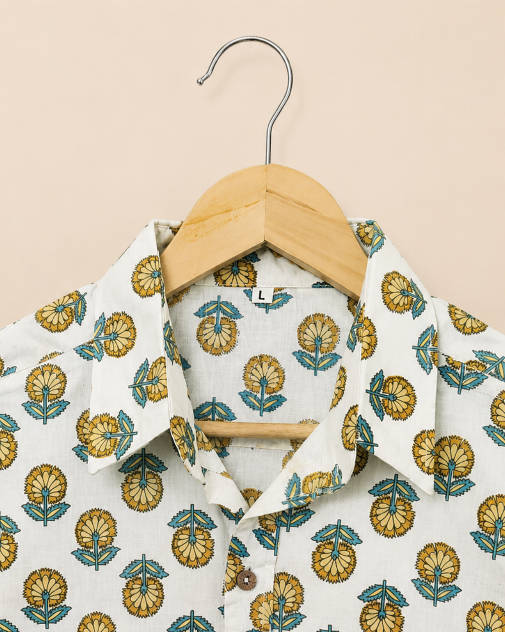 Floral Booti Print Men's Cotton Shirt