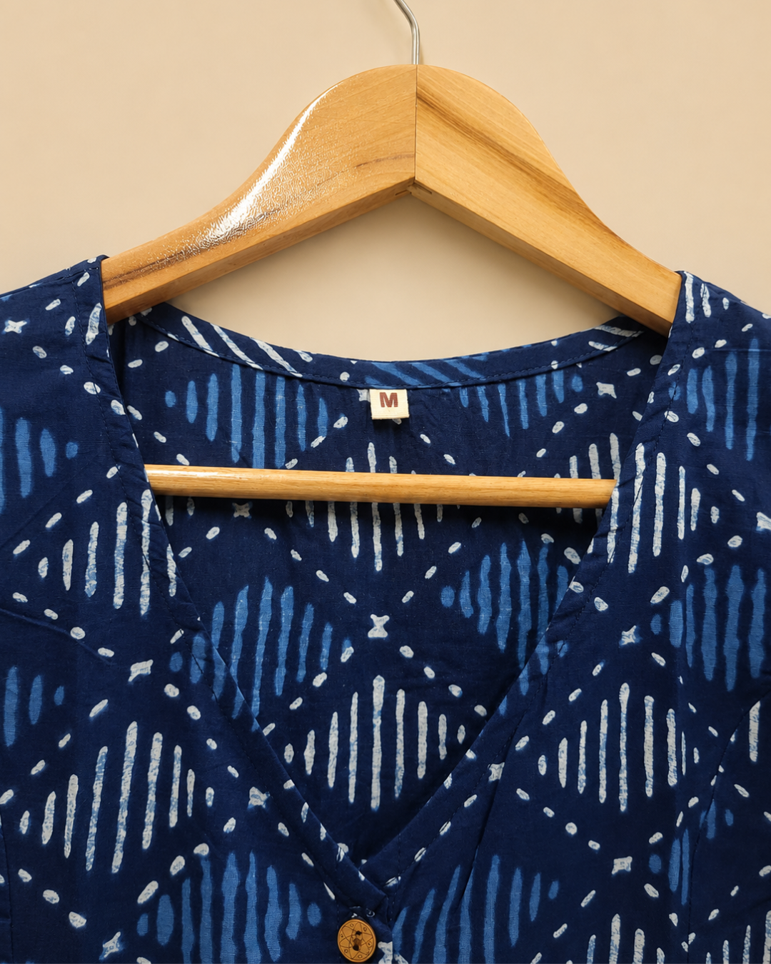 Indigo Printed Women's Waistcoat
