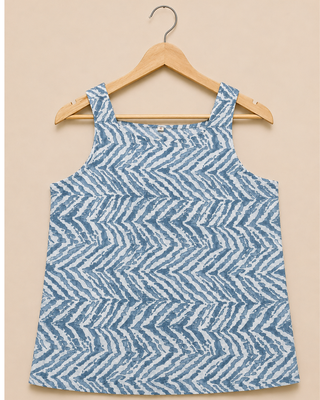 Grey Cut Sleeve Cotton Top
