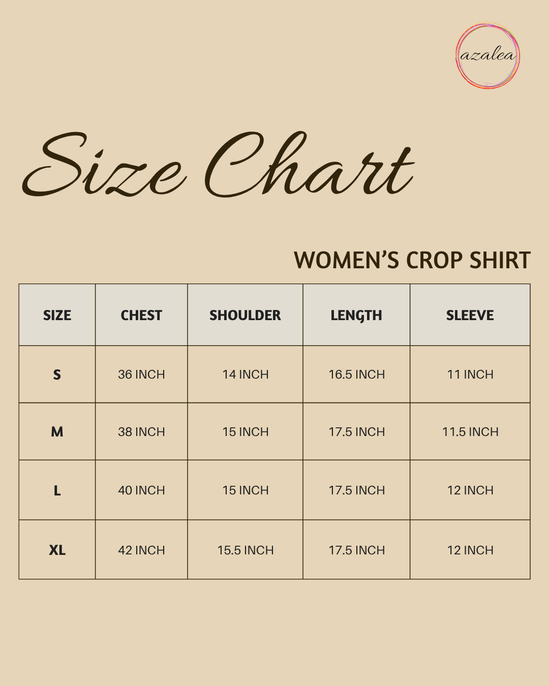 Brown-Red Women's Printed Crop Shirt